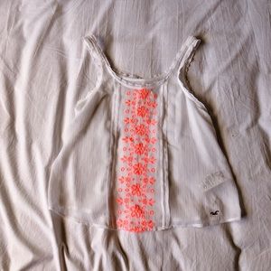 Hollister White Tank Top